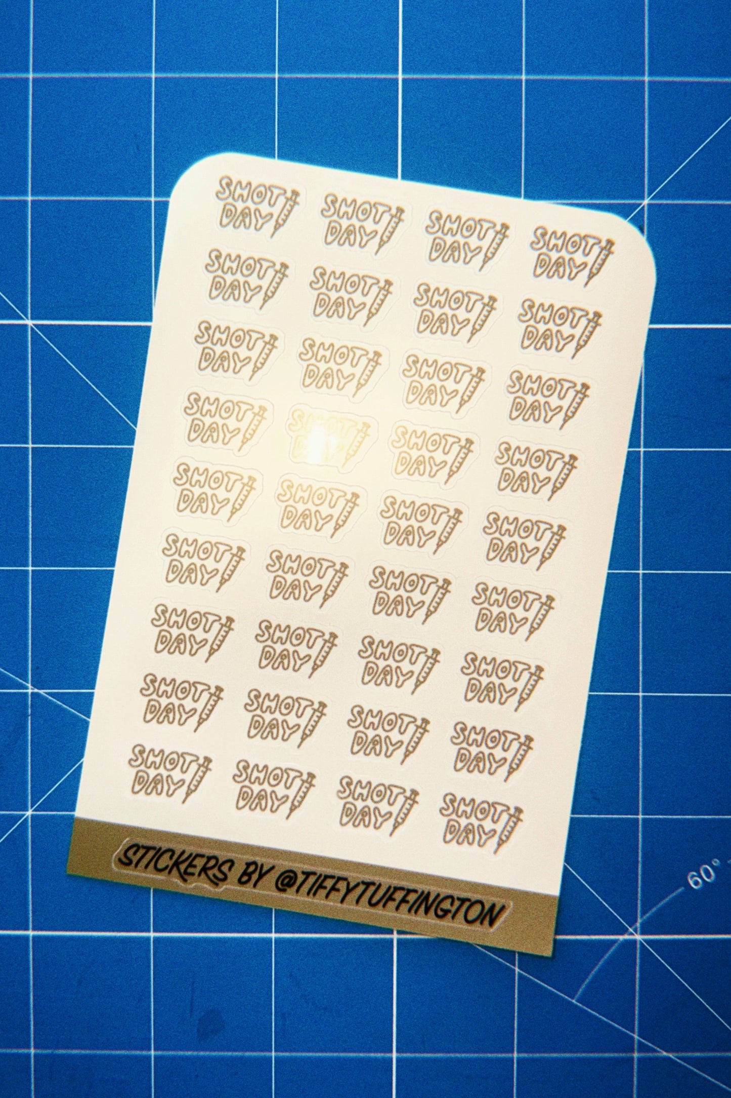 SHOT DAY STICKER SHEET