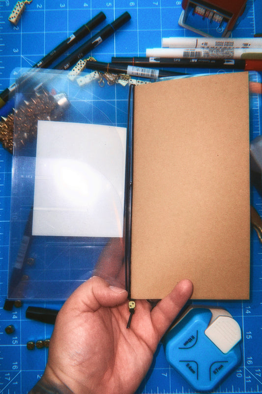 Traveler’s Style PVC Journal Cover - Clear - Standard Size