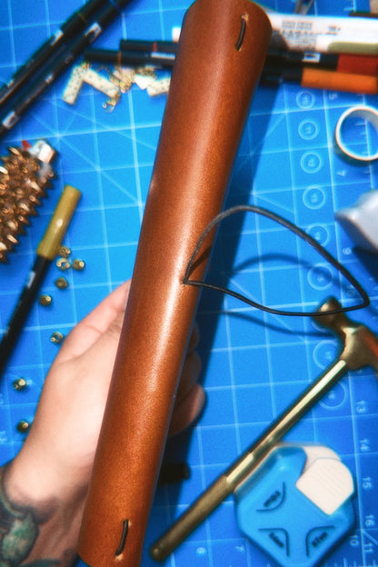Traveler’s Style Leather Journal Cover - Brown - Standard Size