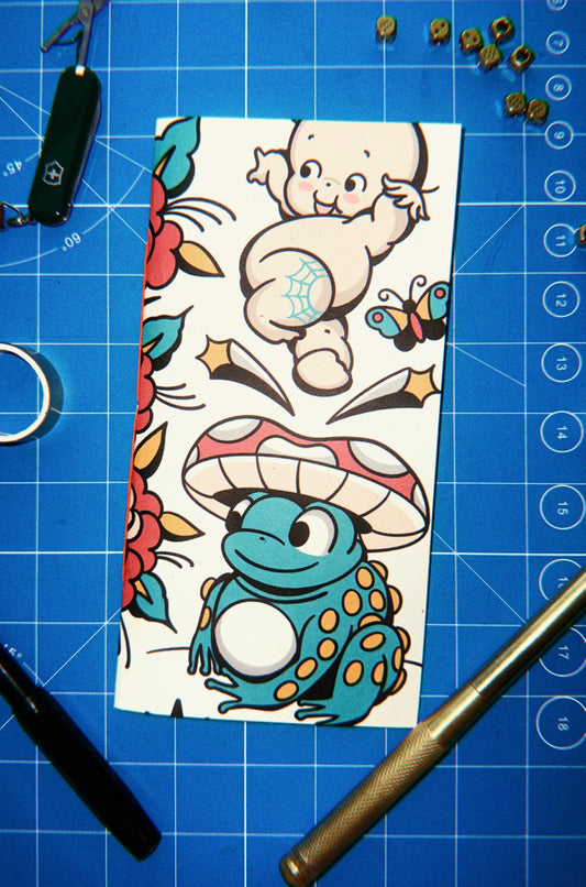 Standard Size Blank Notebook Insert - Kewpie
