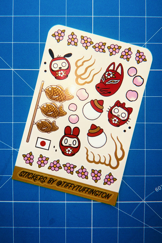 DARUMA STICKER SHEET