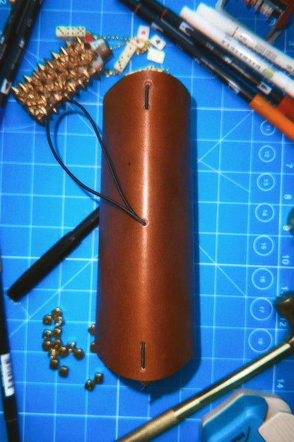 Traveler’s Style Leather Journal Cover - Brown - A6 Size