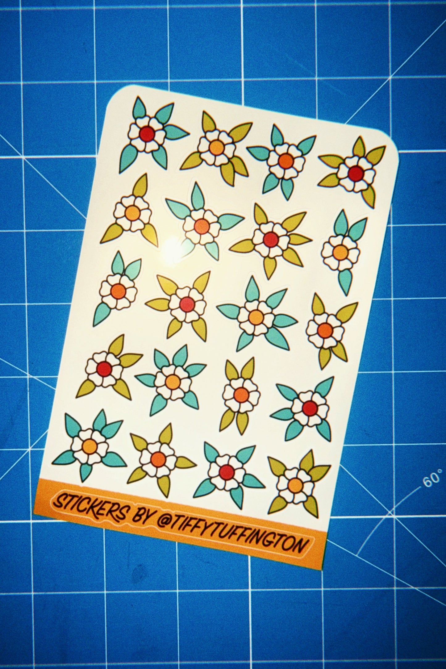 FLOWER STICKER SHEET