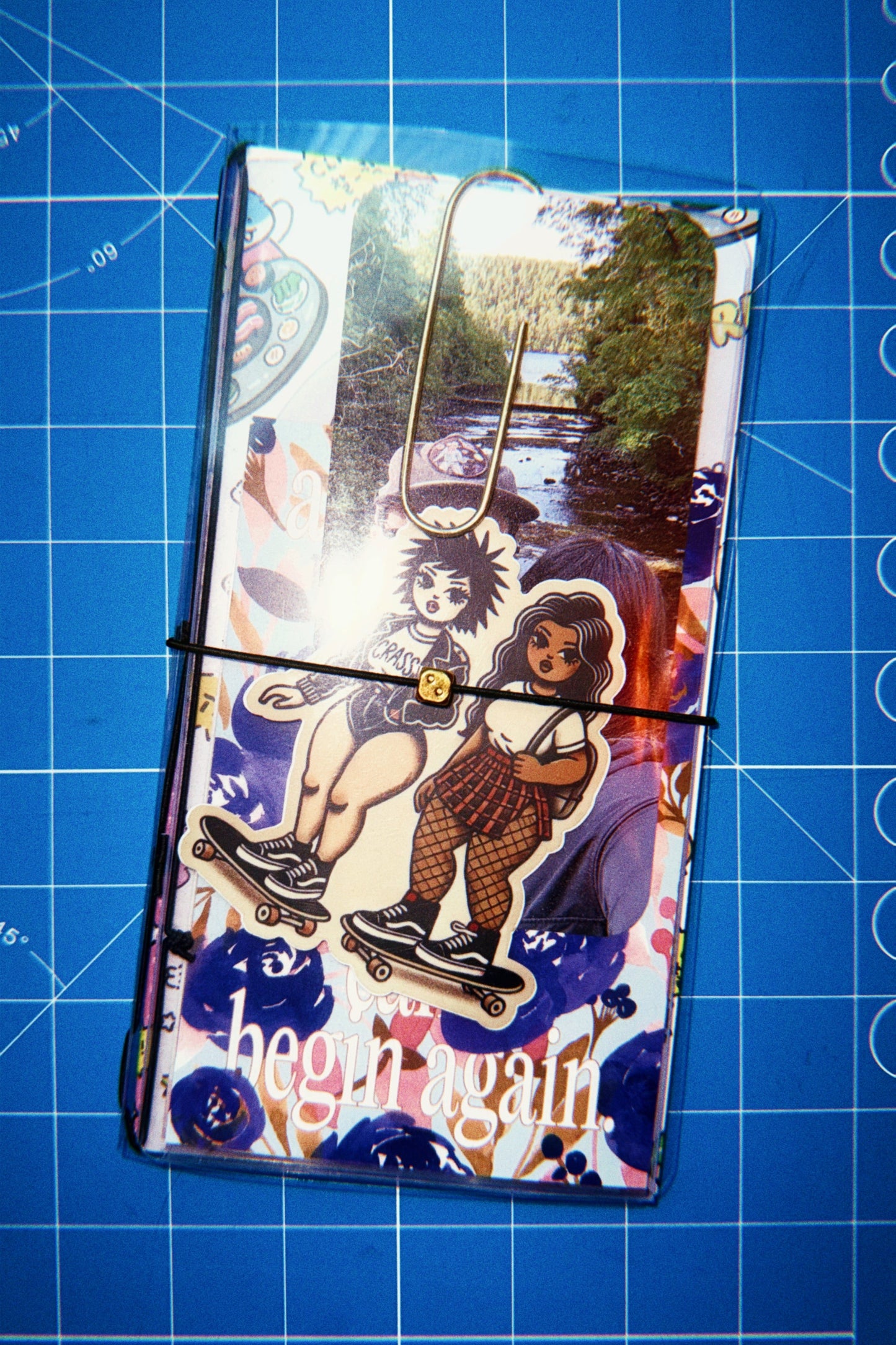 Traveler’s Style PVC Journal Cover - Clear - Standard Size